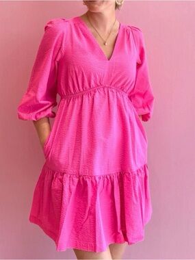 NWT Lilly Pulitzer Deacon Dress in Passion Fruit Pink